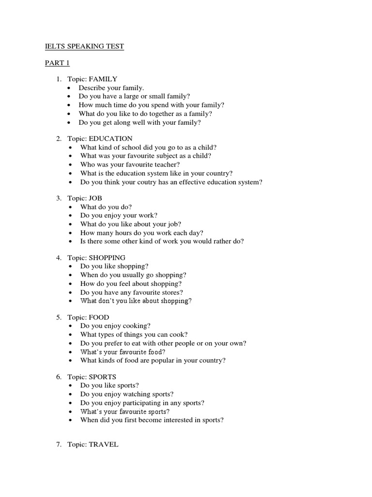 Contoh Pertanyaan Ielts Speaking Inter Munication