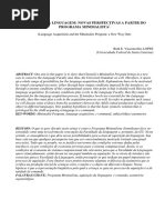 Aquisição Da Linguagem_novas Perspectivas a Partir Do Programa Minimalista