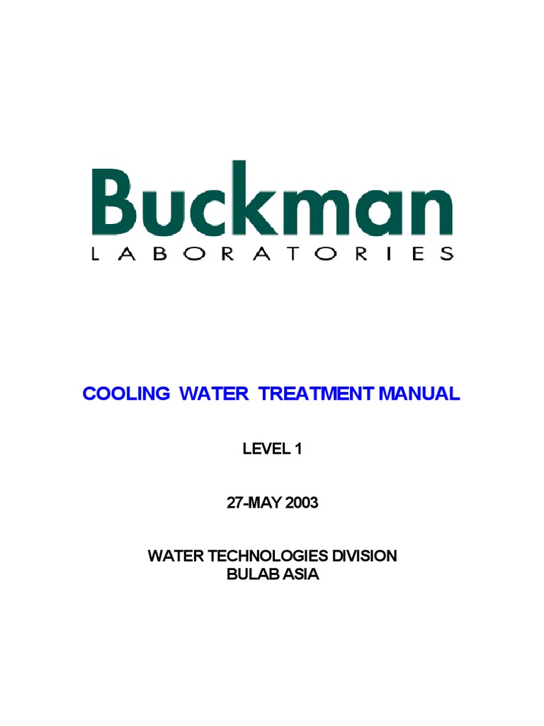 Cooling Water Treatment | PDF | Corrosion | Heat Exchanger