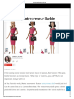 Entrepreneur Barbie