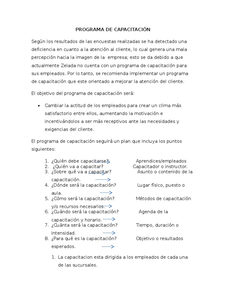 Capacitación en Atención al Cliente | PDF | Servicio al Cliente ...