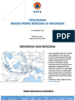 Penurunan IRBI Indonesia