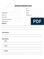 Neurological Physiotherapy Evaluation Form: Diagnosis