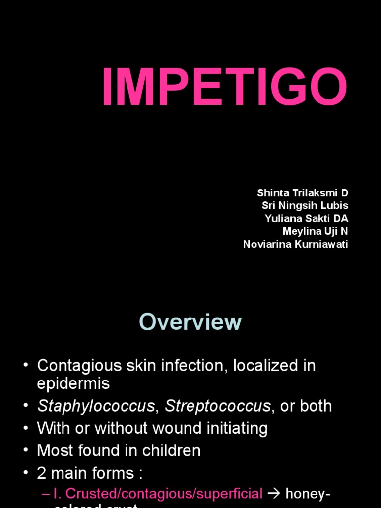 Impetigo Topical Medication Methicillin Resistant Staphylococcus Aureus