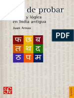 Arnau, Juan - Arte de Probar. Ironía y Lógica en India Antigua PDF