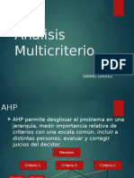 Analisis Multicriterio V AHP-DeMATEL
