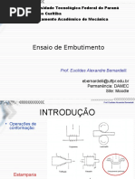 09 - Ensaio de Embutimento