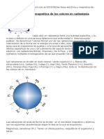 Fases Electricas y Magneticas de Los Colores