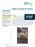 Risks of Treadmills in Health/Fitness Facilities:: Ready, Steady, Go?