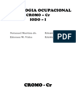 Toxicologia ocupacional de Cromo e Iodo