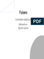 Fichero Matematicas 5º PDF