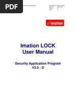 Imation LOCK User Manual Security Application Program