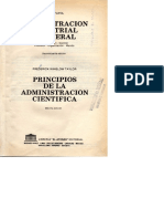 LIBRO Principios de La Administración Científica PDF