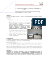 Determinacion Del Contenido de Humedad PDF