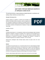 Ensino Da PR e FB para Arquitetura e Construção No Brasil PDF