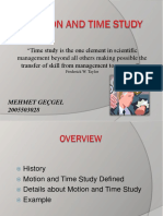 Motion and Time Study Presentation
