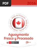 Aguaymanto Fresco y Procesado