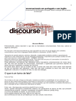 Discourse Markers Portuguese English