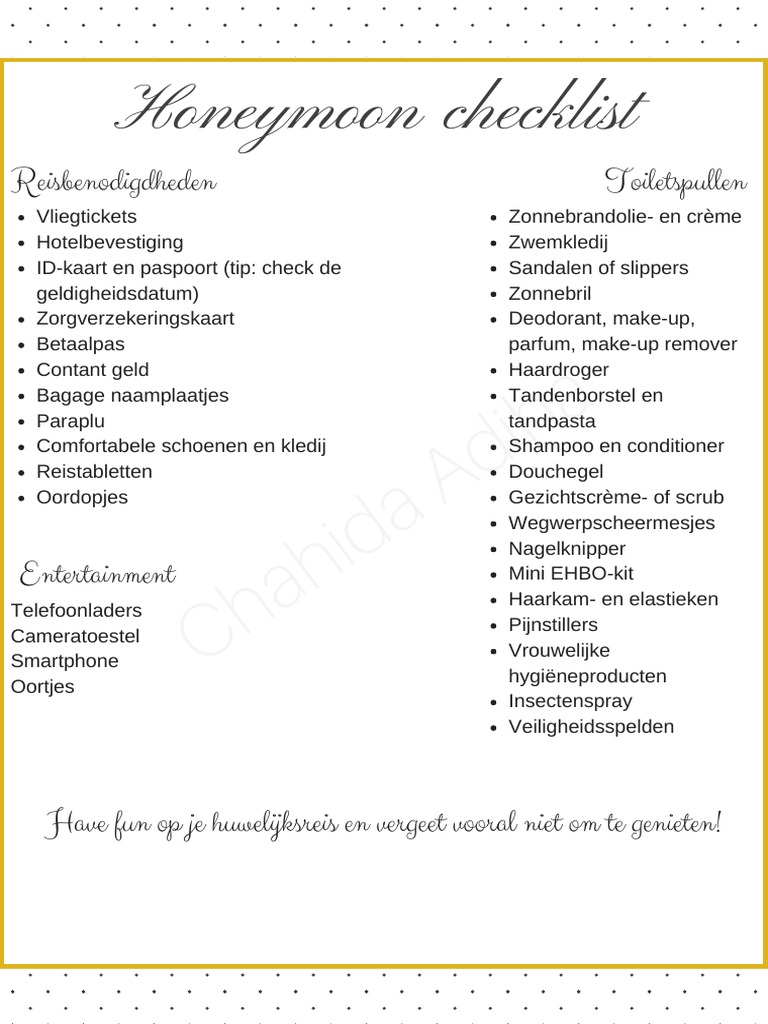 honeymoon-checklist-pdf