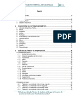 Evaluación de riesgos de desastres en vivienda de Cabanillas