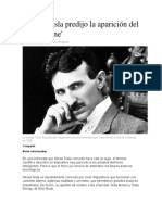 Nikola Tesla Predijo La Aparición Del...