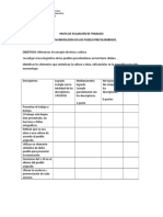 Pauta de Evluación de Trabajos