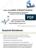 Nine Essentials of Market Analysis