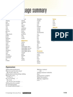 Language Summary - Unit 4