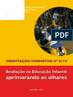 Avaliação-Curriculo Integrado Pref. SP