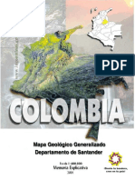 Memoria Explicativa Dpto Del Santander Libre PDF
