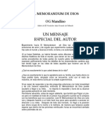 EL MEMORANDUM DE DIOS - Og Mandino.pdf