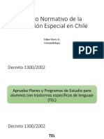 Decretos Que Rigen La Educacion Especial en Chile