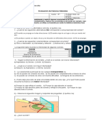 Evaluación de Ciencias Naturales Mayo