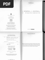 RICOEUR, Paul. a Memória, A História, o Esquecimento I e II