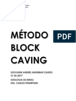 Método Block Caving