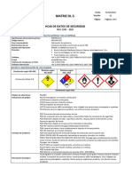 Hoja de datos de seguridad MATRIZ DL-5