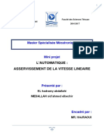 Asservessemenet de La Vitesse Lineaire 10 PDF