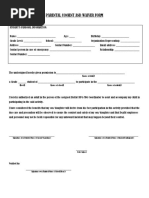 Parental Consent and Waiver Form