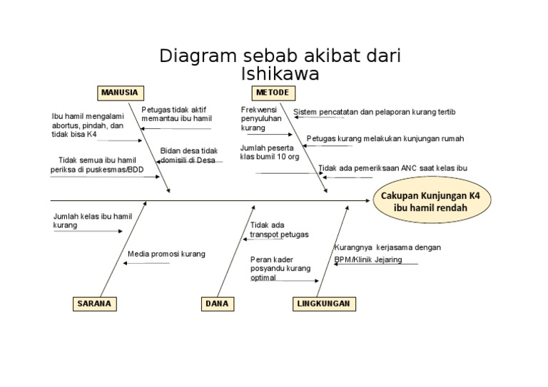 Analisis Fishbone Permasalahan Ibu Hamil | PDF