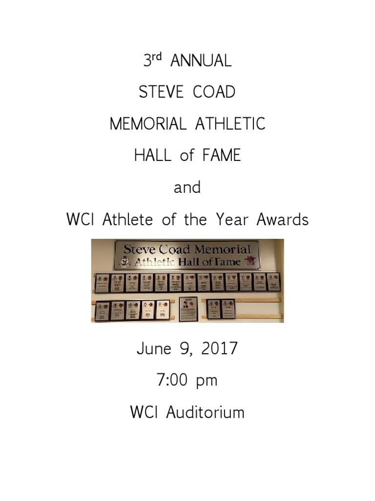 Woodstock Collegiate Institute Steve Coad Memorial Sports Wall of Fame ...