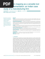 Value Stream Mapping As A Versatile Tool For Lean Implementation: An Indian Case Study of A Manufacturing Firm