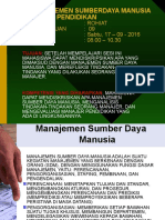 MANAJEMEN SDM PENDIDIKAN