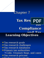 Tax Research For Compliance and Tax Planning