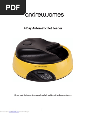 4 Day Automatic Pet Feeder Clock Timer