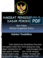 Hakikat Pendidikan & Dasar Pemikiran New