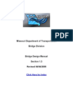 Missouri Department of Transportation Bridge Division: Click Here For Index