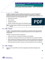 Minimum Equipment List/Permissible Unserviceability Procedures Manual 2. MEL Approval/Amendment Procedures 2.1 Introduction To The MEL Approval/Amendment Process