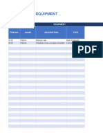 Equipment Inventory Template1