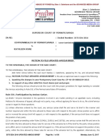 Superior Court of Pennsylvania Case No. 3575 EDA 2016 Kathleen Kane Amicus REQUEST TO FILE UPDATED AMICUS BRIEF On June 17, 2017