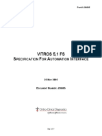 MU - Analizadores Química Clínica Automáticos VITROS 5,1 FS (INGLES)